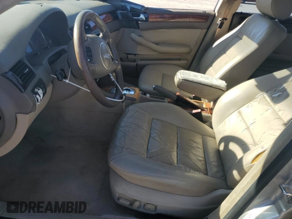 2004 Audi A6 3.0L with VIN WAULT64B64N049177, listed as a Copart auction lot 42530925 with 208,001 mi miles and Salvage Title. Bid and sale history available at carsss.com. Image 7.
