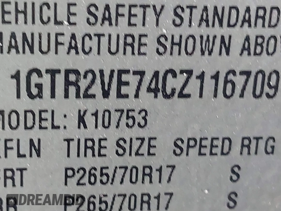 2012 GMC Sierra 1500 SLE z VIN 1GTR2VE74CZ116709, wystawiony jako IAAI lot #41954208 z przebiegiem 114 308 mil mil oraz . Historia ofert i sprzedaży dostępna na DreamBid. Obrazek 9.