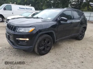 2020 Jeep Compass Latitude with VIN 3C4NJDBB2LT148795, listed as a Copart auction lot 71754904 with 74,822 mi miles and Salvage title. Bid and sale history available at DreamBid. Image 1.