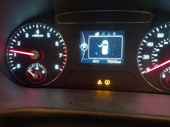 2017 Kia Sorento LX with VIN 5XYPG4A3XHG214042, listed as a IAAI auction lot 41770119 with 73,243 mi miles. Bid and sale history available at carsss.com. Image 7.