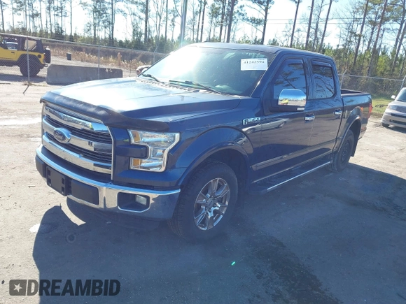 2016 Ford F-150 XL with VIN 1FTEW1CF1GFA50942, listed as a IAAI auction lot 41242594 with Not Provided miles and . Bid and sale history available at DreamBid. Image 2.