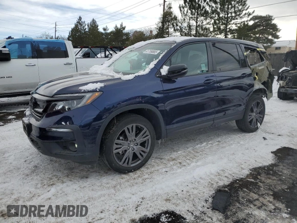 2022 Honda Pilot Sport z VIN 5FNYF5H38NB019787, wystawiony jako Copart lot #41769665 z przebiegiem 30 783 mil mil oraz Szkoda całkowita • Salvage title. Historia ofert i sprzedaży dostępna na DreamBid. Obrazek 1.