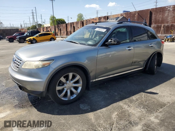 2008 Infiniti FX with VIN JNRAS08U08X101225, listed as a Copart auction lot 51863325 with 126,822 mi miles and Salvage title. Bid and sale history available at DreamBid. Image 1.