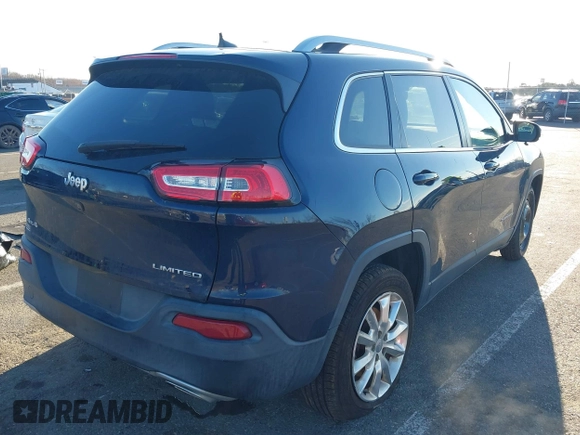 2016 Jeep Cherokee Limited with VIN 1C4PJMDS8GW118822, listed as a IAAI auction lot 41825379 with 106,566 mi miles and . Bid and sale history available at DreamBid. Image 4.