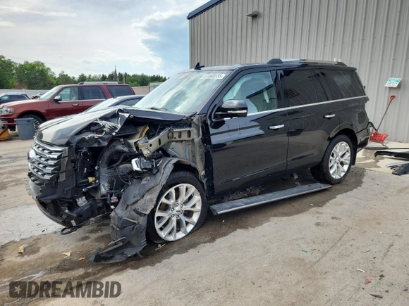 2018 Ford Expedition Limited z VIN 1FMJU2AT4JEA17333, wystawiony jako Copart lot #61040535 z przebiegiem 63 226 mil mil oraz Nie do naprawy • Non repairable. Historia ofert i sprzedaży dostępna na DreamBid. Obrazek 1.