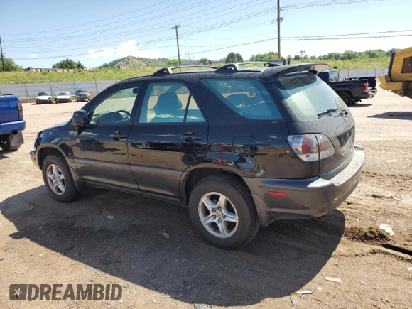 2003 Lexus RX 300 with VIN JTJHF10U230299308, listed as a Copart auction lot 62514615 with 100,908 mi miles and Clean title. Bid and sale history available at DreamBid. Image 2.
