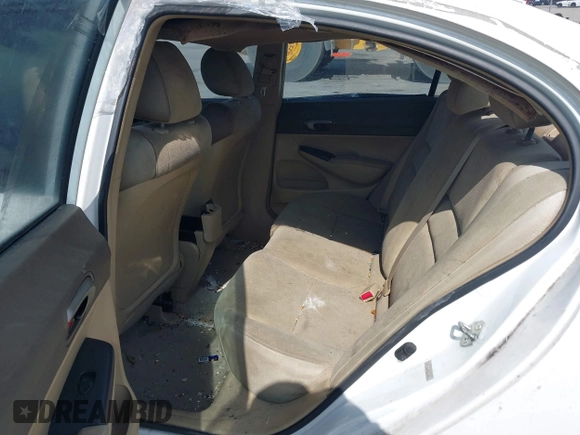 2008 Honda Civic LX with VIN 2HGFA16568H337328, listed as a IAAI auction lot 42110705 with 188,115 mi miles and . Bid and sale history available at DreamBid. Image 8.