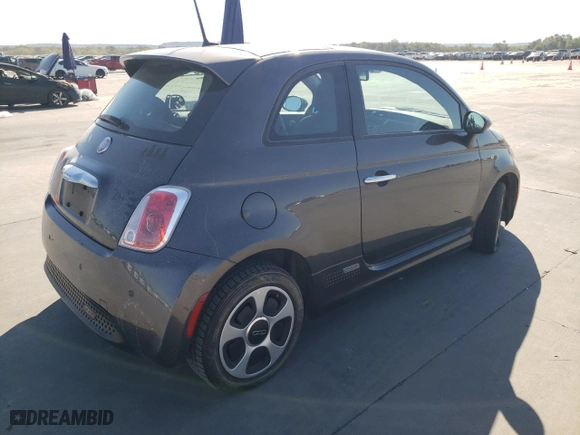 2014 FIAT 500e with VIN 3C3CFFGE7ET245120, listed as a Copart auction lot 76890494 with 49,768 mi miles and Clean Title. Bid and sale history available at carsss.com. Image 3.