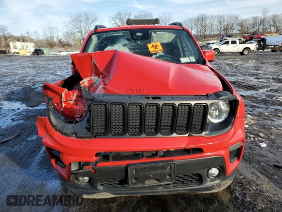 2022 Jeep Renegade Latitude with VIN ZACNJDB12NPN77353, listed as a Copart auction lot 45815615 with Not provided miles and Salvage title. Bid and sale history available at DreamBid. Image 5.
