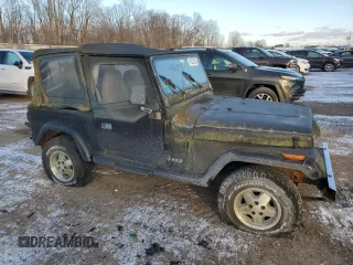 1995 Jeep Wrangler with VIN 1J4FY29S3SP289771, listed as a Copart auction lot 41522295 with 104,270 mi miles and Clean Title. Bid and sale history available at carsss.com. Image 4.