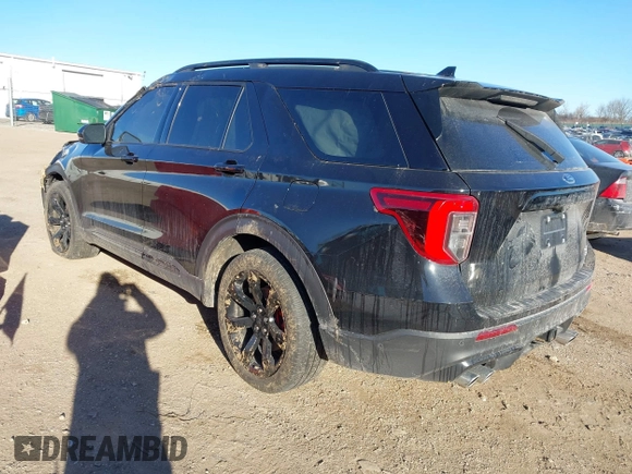 2020 Ford Explorer ST with VIN 1FM5K8GC1LGC05106, listed as a IAAI auction lot 41520613 with 40,447 mi miles. Bid and sale history available at carsss.com. Image 3.