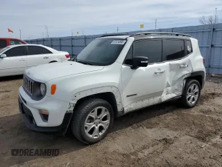 2020 Jeep Renegade Limited with VIN ZACNJBD10LPL97139, listed as a Copart auction lot 47414895 with 40,269 mi miles and Salvage title. Bid and sale history available at DreamBid. Image 1.