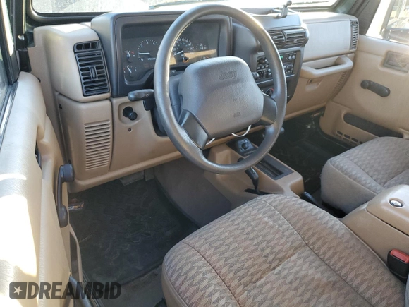 1999 Jeep Wrangler Sport with VIN 1J4FY19S5XP482053, listed as a Copart auction lot 75925774 with 112,503 mi miles and Salvage Title. Bid and sale history available at carsss.com. Image 8.