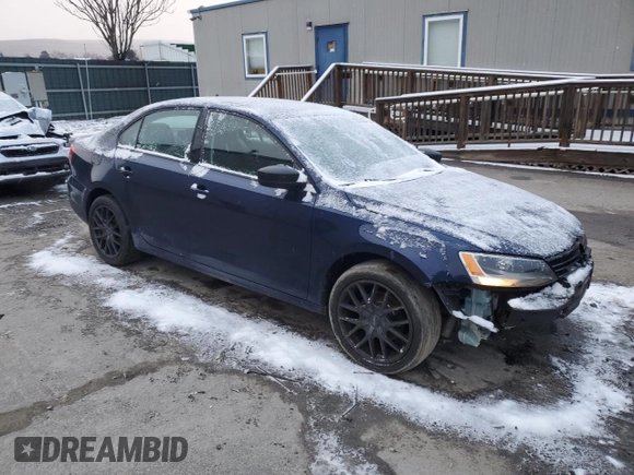 2012 Volkswagen Jetta Sedan S w/Sunroof with VIN 3VW2K7AJ5CM301400, listed as a Copart auction lot 87474244 with 95,200 mi miles and Salvage Title. Bid and sale history available at carsss.com. Image 4.