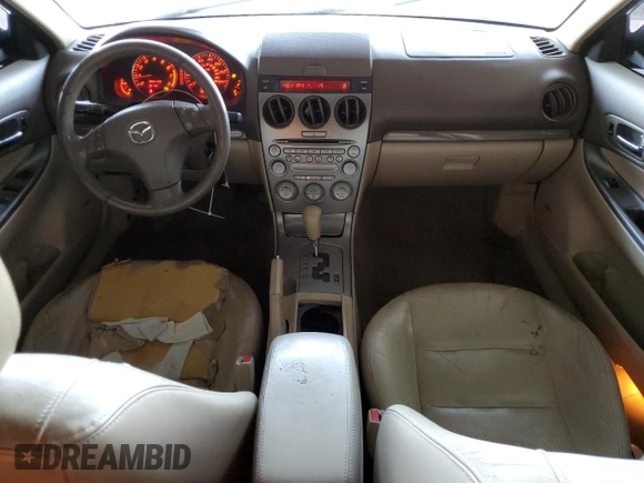 2004 Mazda Mazda6 s with VIN 1YVHP80D145N16404, listed as a Copart auction lot 44018745 with 202,197 mi miles and Salvage Title. Bid and sale history available at carsss.com. Image 8.