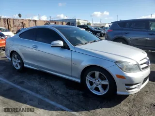 2012 Mercedes-Benz C-Class C 250 with VIN WDDGJ4HB7CF755503, listed as a Copart auction lot 45389505 with 97,380 mi miles and Salvage Title. Bid and sale history available at carsss.com. Image 4.