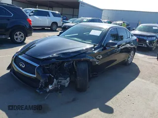 2015 Infiniti Q50 Premium with VIN JN1BV7AP2FM353536, listed as a IAAI auction lot 41815730 with Not Provided miles. Bid and sale history available at carsss.com. Image 17.