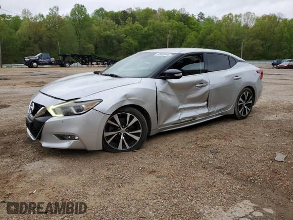 2018 Nissan Maxima SV with VIN 1N4AA6AP7JC375132, listed as a Copart auction lot 52005945 with 119,375 mi miles and Salvage title. Bid and sale history available at DreamBid. Image 1.