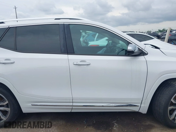2018 GMC Terrain Denali with VIN 3GKALXEX7JL236695, listed as a IAAI auction lot 42121147 with 93,783 mi miles and . Bid and sale history available at DreamBid. Image 13.