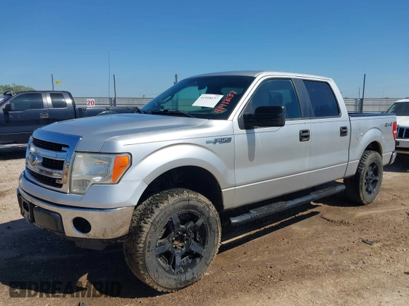 2013 Ford F-150 XL with VIN 1FTFW1EF9DFC53672, listed as a IAAI auction lot 41918137 with 254,960 mi miles. Bid and sale history available at carsss.com. Image 2.