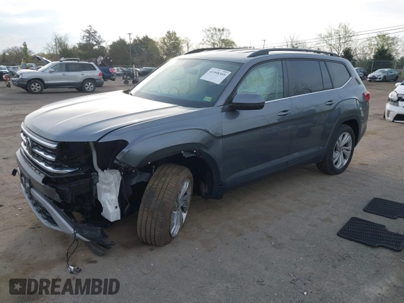 2022 Volkswagen Atlas SE with VIN 1V2HR2CAXNC556491, listed as a IAAI auction lot 41998305 with 12,310 mi miles and . Bid and sale history available at DreamBid. Image 17.