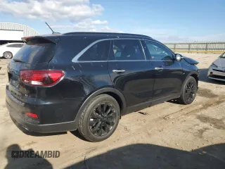 2019 Kia Sorento S with VIN 5XYPG4A50KG594548, listed as a Copart auction lot 84011434 with 98,444 mi miles and Salvage Title. Bid and sale history available at DreamBid. Image 3.