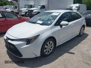 2024 Toyota Corolla LE with VIN 5YFB4MDE9RP167499, listed as a IAAI auction lot 42585208 with 22,842 mi miles and . Bid and sale history available at DreamBid. Image 2.