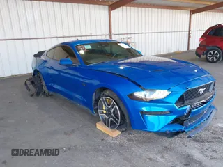 2021 Ford Mustang GT with VIN 1FA6P8CFXM5101257, listed as a IAAI auction lot 42207879 with 37,036 mi miles and . Bid and sale history available at DreamBid. Image 1.