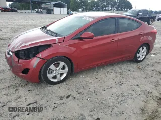 2013 Hyundai Elantra GLS with VIN 5NPDH4AEXDH319085, listed as a Copart auction lot 58473355 with 141,017 mi miles and Salvage title. Bid and sale history available at DreamBid. Image 1.