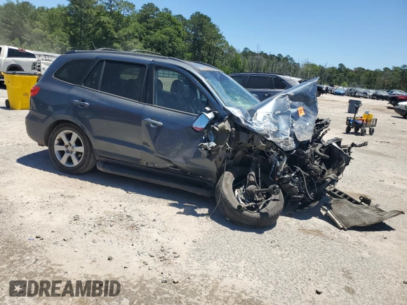 2009 Hyundai Santa Fe SE z VIN 5NMSH13E59H307871, wystawiony jako Copart lot #58072265 z przebiegiem Nie podano mil oraz Szkoda całkowita • Salvage title. Historia ofert i sprzedaży dostępna na DreamBid. Obrazek 4.