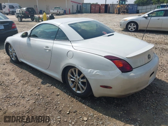 2002 Lexus SC 430 with VIN JTHFN48Y820027848, listed as a IAAI auction lot 42410697 with 151,582 mi miles and . Bid and sale history available at DreamBid. Image 3.