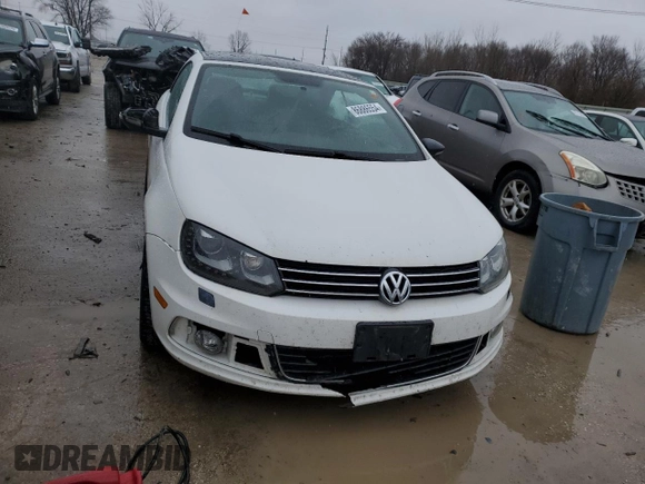 2013 Volkswagen Eos Komfort with VIN WVWBW8AH5DV001888, listed as a Copart auction lot 86886554 with 188,812 mi miles and Salvage Title. Bid and sale history available at DreamBid. Image 5.