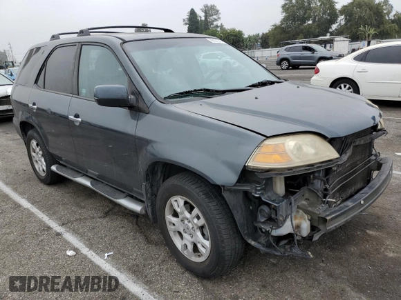 2004 Acura MDX Touring Pkg RES w/Nav with VIN 2HNYD18924H545273, listed as a Copart auction lot 76131314 with 232,338 mi miles and Salvage Title. Bid and sale history available at carsss.com. Image 4.