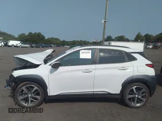 2021 Hyundai Kona Ultimate with VIN KM8K5CA57MU610302, listed as a IAAI auction lot 36878990 with 5,985 mi miles. Bid and sale history available at carsss.com. Image 14.