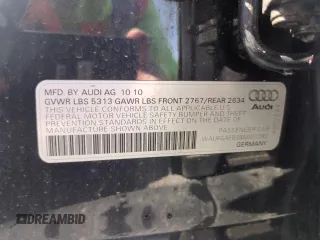 2011 Audi A6 Premium Plus with VIN WAUFGAFB3BN031282, listed as a Copart auction lot 52895245 with 89,663 mi miles and Salvage title. Bid and sale history available at DreamBid. Image 12.
