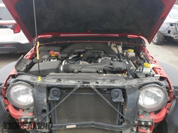2021 Jeep Wrangler Sport with VIN 1C4GJXAG8MW788027, listed as a Copart auction lot 85940584 with 42,401 mi miles and Salvage Title. Bid and sale history available at DreamBid. Image 11.