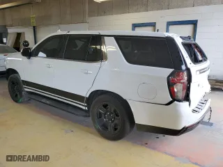 2022 Chevrolet Tahoe Commercial with VIN 1GNSKLED8NR249267, listed as a Copart auction lot 61300644 with 0 mi miles and Salvage Title. Bid and sale history available at carsss.com. Image 2.