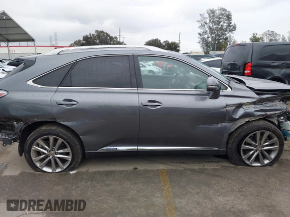 2013 Lexus RX 450h with VIN JTJBC1BAXD2063528, listed as a IAAI auction lot 41745770 with 140,605 mi miles and . Bid and sale history available at DreamBid. Image 13.