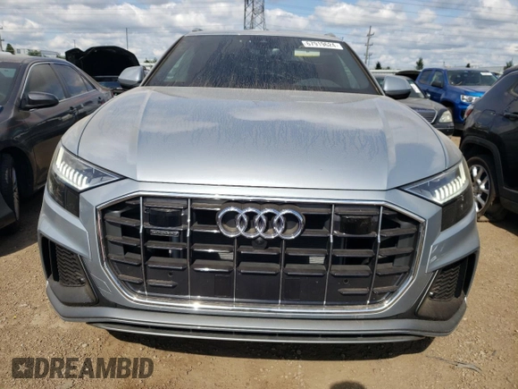 2023 Audi Q8 Premium Plus with VIN WA1EVBF16PD031298, listed as a Copart auction lot 67919624 with 10,073 mi miles and Salvage title. Bid and sale history available at DreamBid. Image 5.