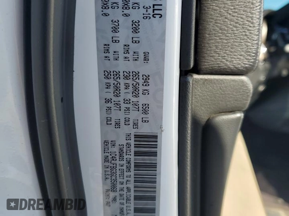 2016 Jeep Grand Cherokee Limited 75th Anniversary with VIN 1C4RJFBG3GC350068, listed as a Copart auction lot 52554675 with 109,985 mi miles and Salvage Title. Bid and sale history available at DreamBid. Image 14.