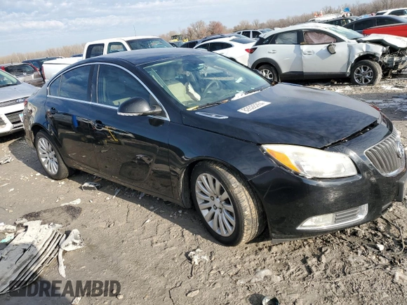 2012 Buick Regal with VIN 2G4GR5EK2C9150614, listed as a Copart auction lot 82626284 with 163,931 mi miles and Salvage Title. Bid and sale history available at carsss.com. Image 4.