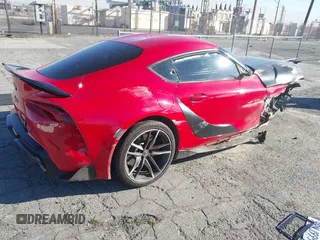 2022 Toyota GR Supra 3.0 with VIN WZ1DB0C01NW053500, listed as a IAAI auction lot 41657112 with 1 mi miles. Bid and sale history available at carsss.com. Image 4.