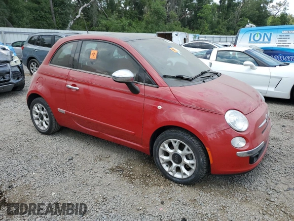 2017 FIAT 500 Lounge z VIN 3C3CFFCR4HT654365, wystawiony jako Copart lot #55975135 z przebiegiem Nie podano mil oraz Szkody całkowita. Historia ofert i sprzedaży dostępna na DreamBid. Obrazek 4.