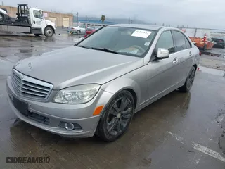 2008 Mercedes-Benz C-Class 3.0L Sport with VIN WDDGF54X78F035621, listed as a IAAI auction lot 41789122 with 164,043 mi miles. Bid and sale history available at carsss.com. Image 2.