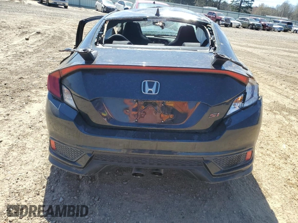 2017 Honda Civic Si with VIN 2HGFC3A59HH750616, listed as a Copart auction lot 49537285 with 197,967 mi miles and Salvage Title. Bid and sale history available at DreamBid. Image 6.