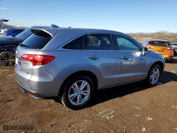 2014 Acura RDX Tech Pkg with VIN 5J8TB4H58EL012483, listed as a Copart auction lot 82327014 with 57,552 mi miles and Salvage Title. Bid and sale history available at carsss.com. Image 3.