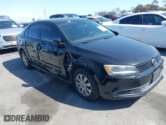 2012 Volkswagen Jetta Sedan S w/Sunroof with VIN 3VW2K7AJ5CM414070, listed as a IAAI auction lot 41966845 with 150,563 mi miles. Bid and sale history available at carsss.com. Image 1.