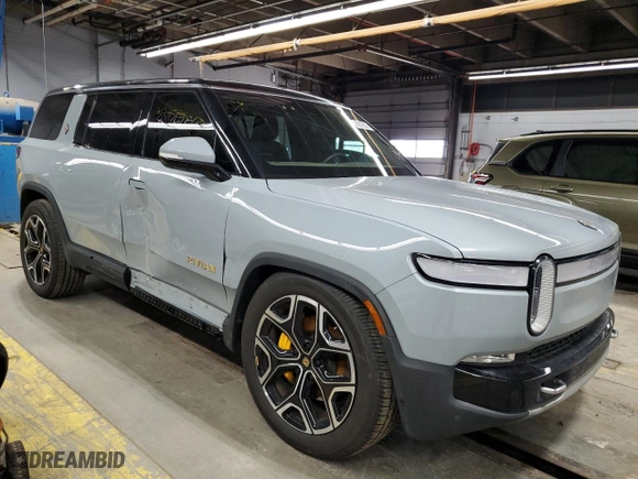 2023 Rivian R1S Launch Edition with VIN 7PDSGABL5PN007792, listed as a Copart auction lot 48316575 with NaN miles and Salvage Title. Bid and sale history available at carsss.com. Image 4.