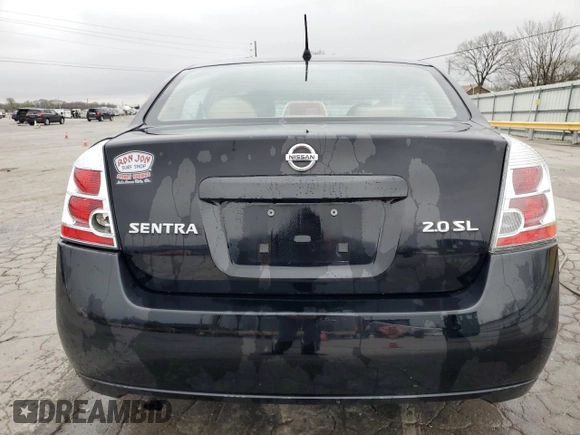 2007 Nissan Sentra 2.0 with VIN 3N1AB61E47L615548, listed as a Copart auction lot 50928135 with 122,186 mi miles and Salvage Title. Bid and sale history available at DreamBid. Image 6.