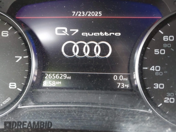 2018 Audi Q7 Premium Plus с VIN WA1LAAF77JD039368, выставлен на аукционе IAAI как лот 42820703 с пробегом 265 629 миль миль и . История ставок и продаж доступна на DreamBid. Изображение 7.